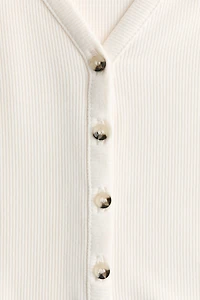 Short-Sleeved Viscose Bodysuit