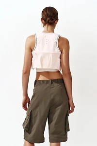 Barrel-Leg Convertible Pants