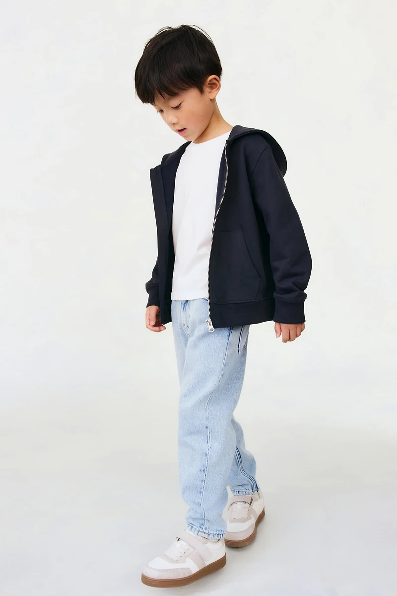 Jean effilé en coton mélangé