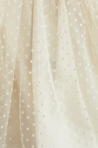 Jupe en tulle avec impression floquée