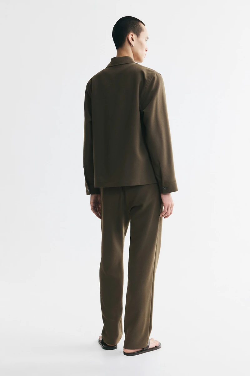 Pantalon classique en sergé