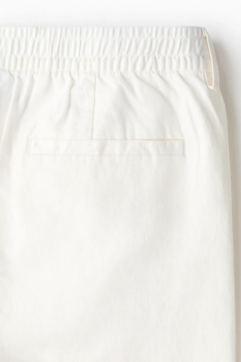 Short décontracté en lin mélangé