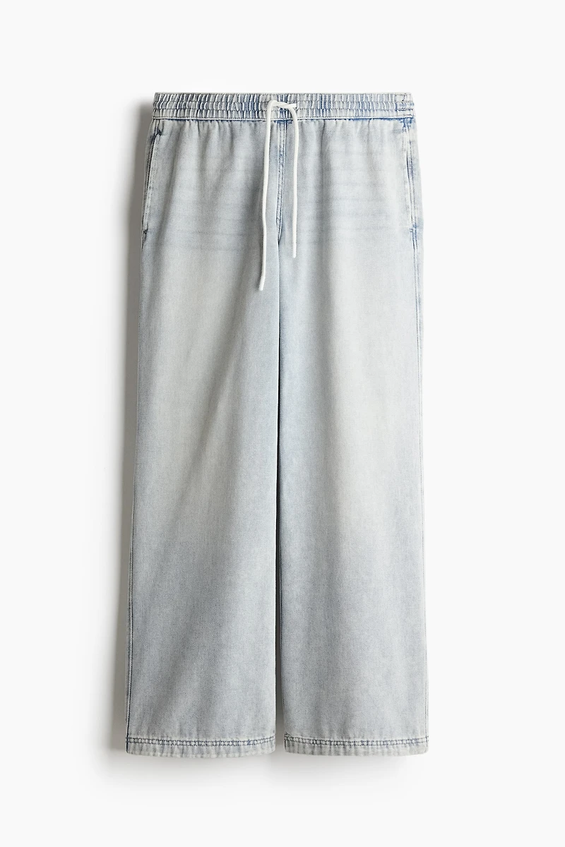 Denim Pull-on Pants