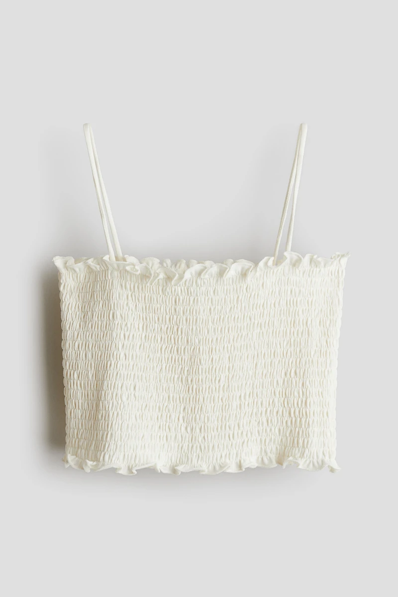 Smocked Crop Top