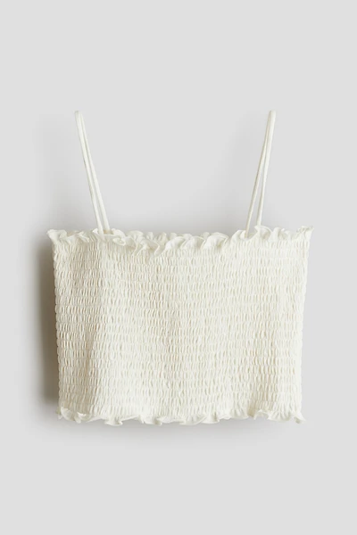 Smocked Crop Top