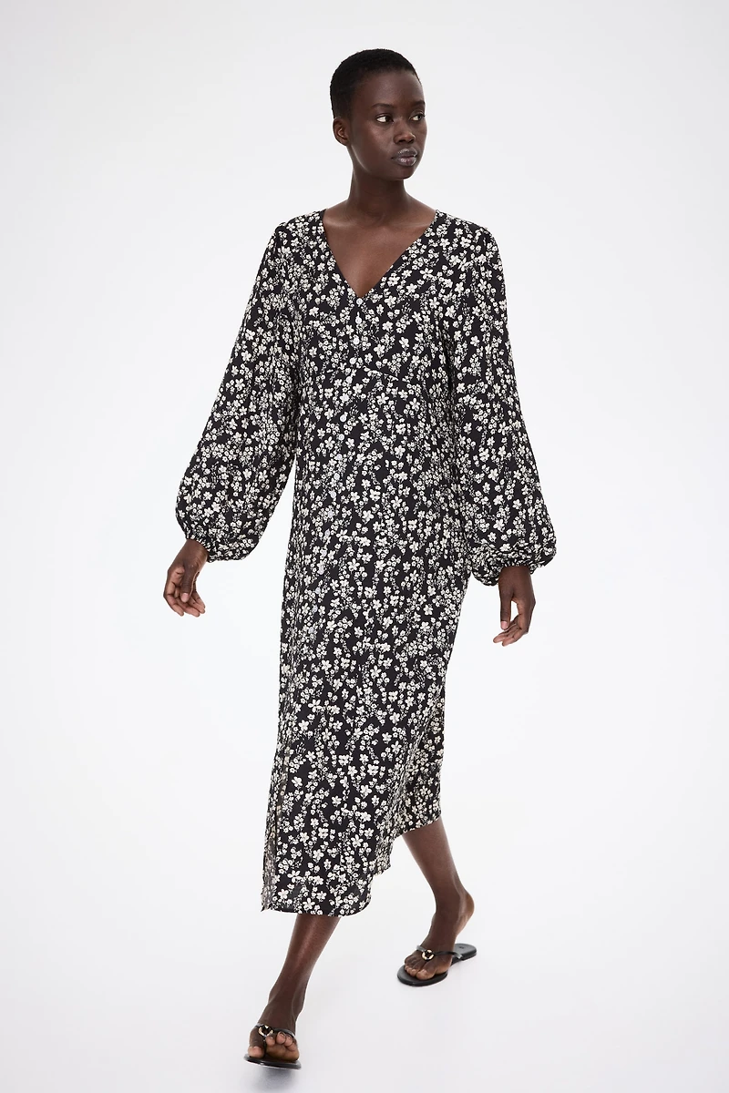 MAMA Button-Front Dress