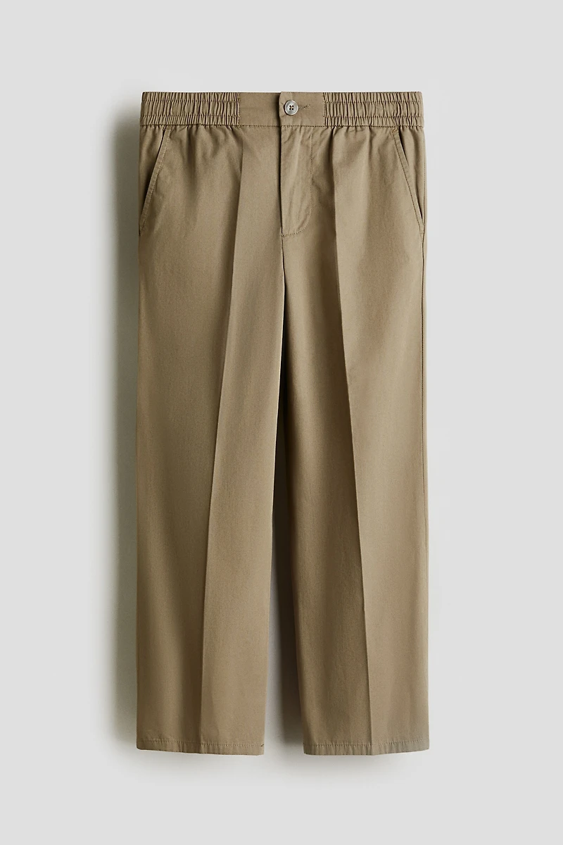 Loose-Fit Cotton Chinos