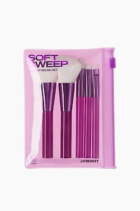 5-Pack Eye and Face Makeup Brushes