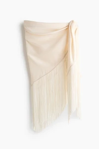 Foulard frangé