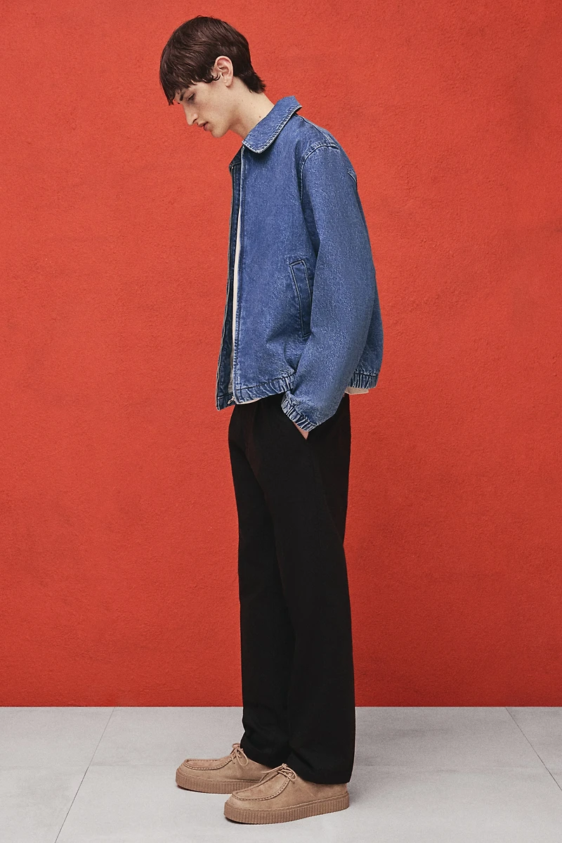 Regular-Fit Crease-Leg Chinos