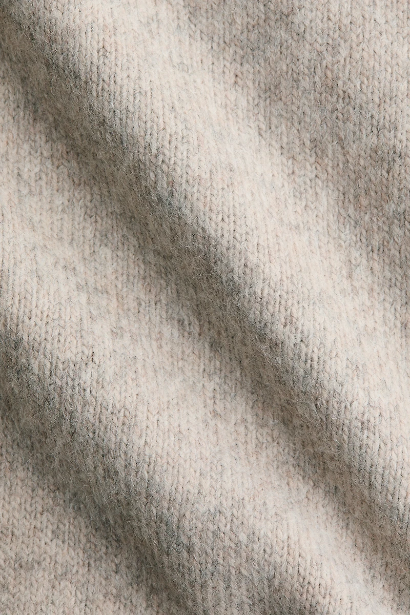 Oversized Mock-Turtleneck Sweater
