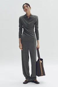 Merino Wool Polo Shirt