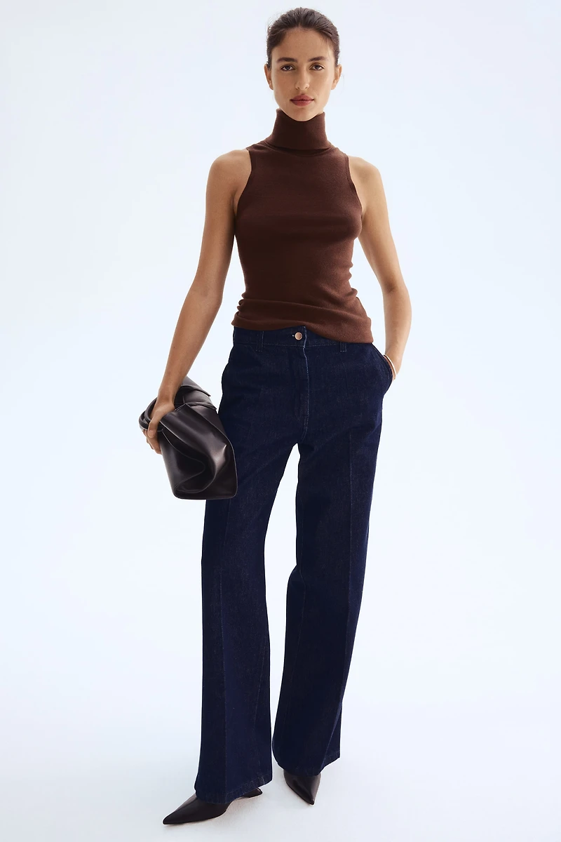 Haut col roulé en laine