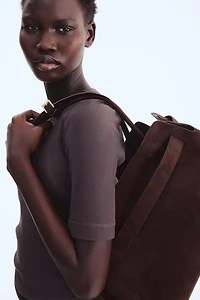 Ribbed Silk-Blend Top