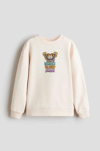 Printed Cotton Sweatshirt