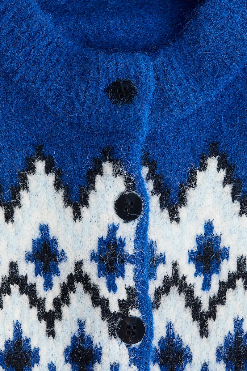 Gilet en tricot jacquard