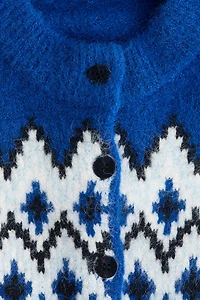 Gilet en tricot jacquard