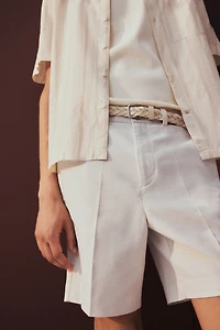 Regular-Fit Lyocell-Blend Chino Shorts