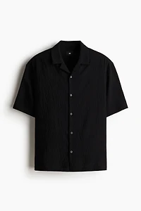 Loose-Fit Crinkled Resort Shirt