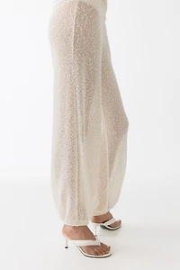 Glittery Knit Pants