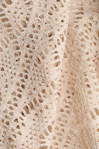 Crochet-Look Halterneck Dress