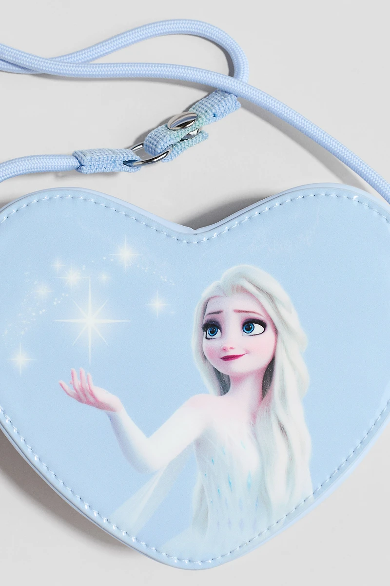 Crossbody Bag with Printed Motif
