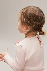 Bow-Detail Jersey Top
