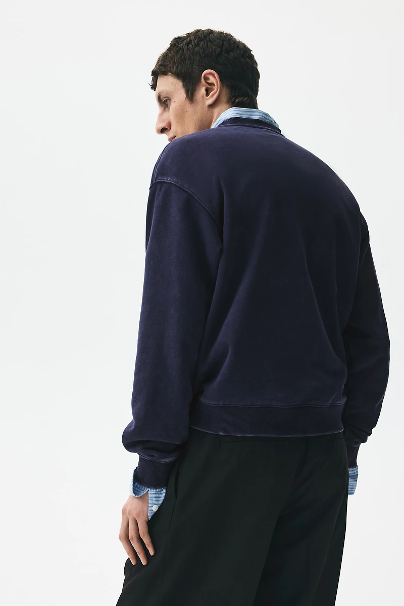 Loose-Fit Printed Sweatshirt