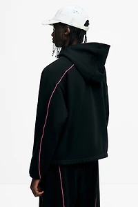 Loose-Fit Hooded Jacket