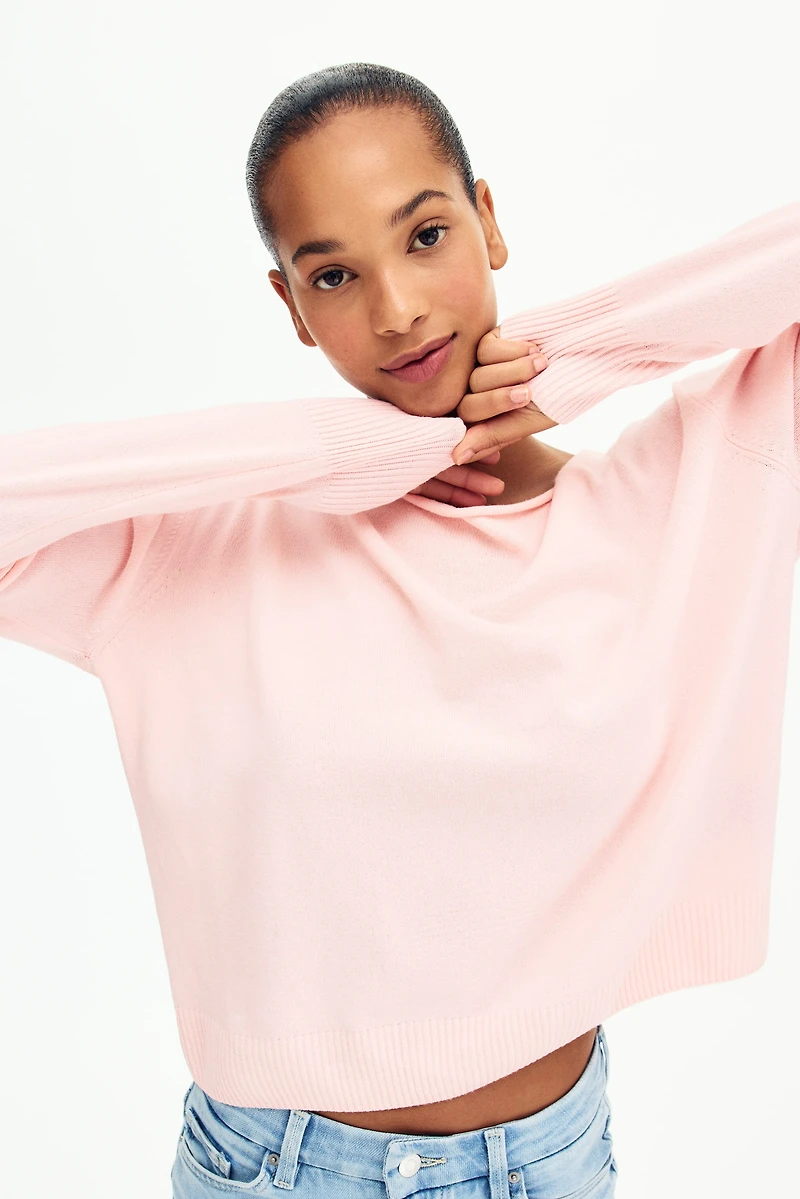 Off-the-Shoulder Sweater