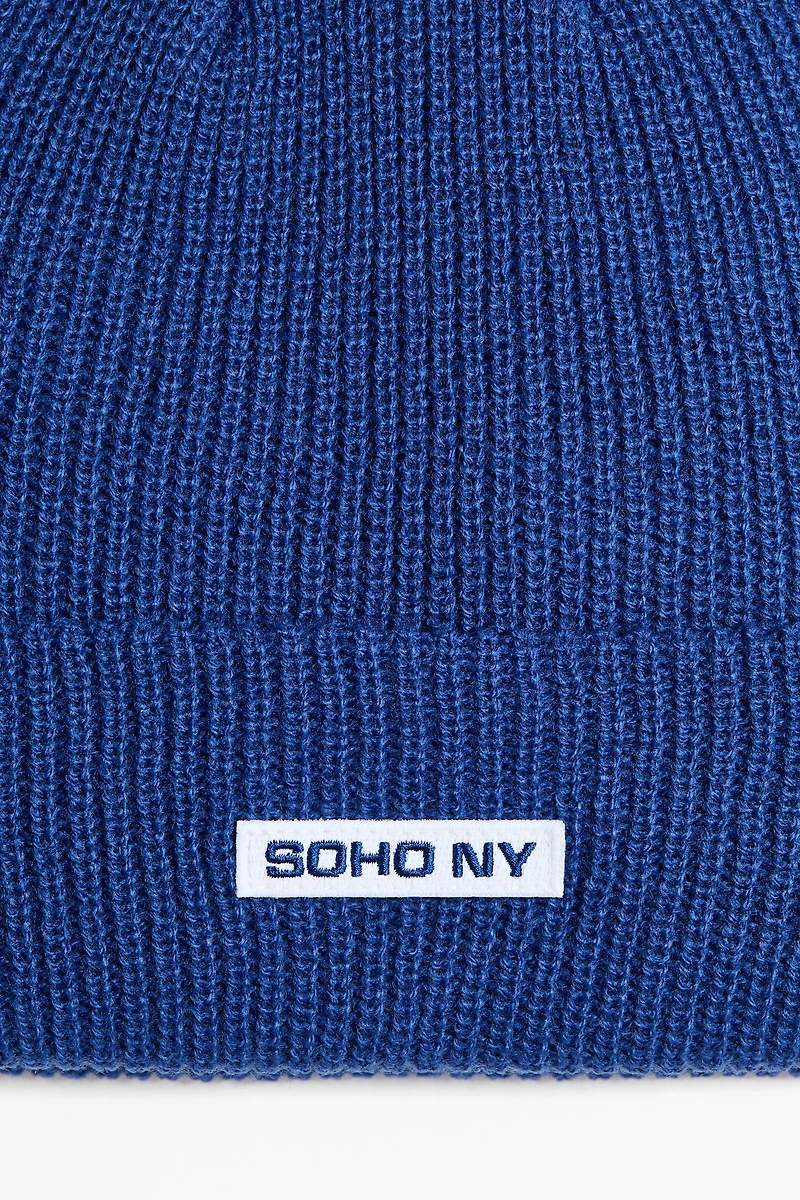 Rib-Knit Beanie