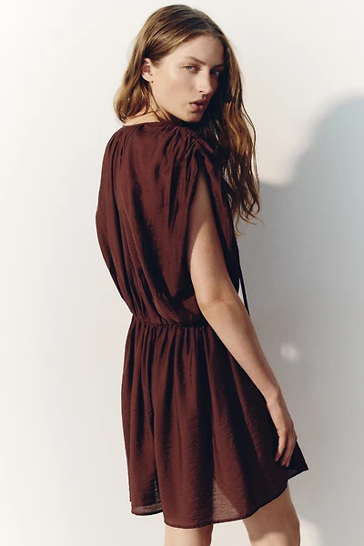 Viscose-Blend Tunic Dress