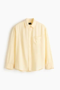 Relaxed-Fit Linen-Blend Shirt