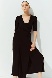 MAMA Nursing Wrap Dress