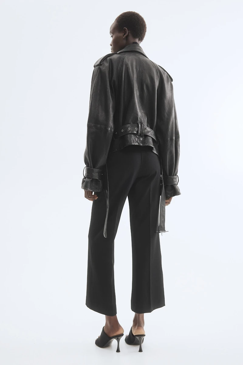Bootcut Ankle-Length Pants