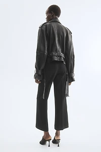 Bootcut Ankle-Length Pants