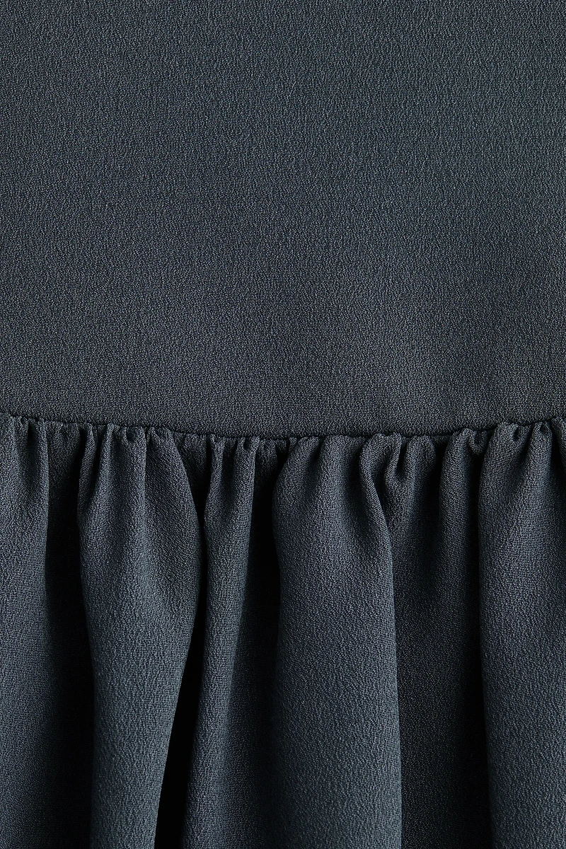 Bubble-Hem Tulip Skirt