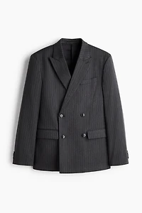 Relaxed-Fit Double-Breasted Jacket
