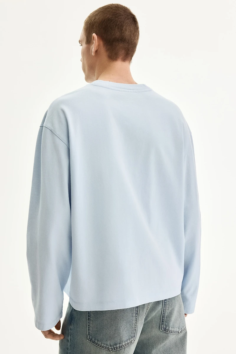 T-shirt ample à manches longues