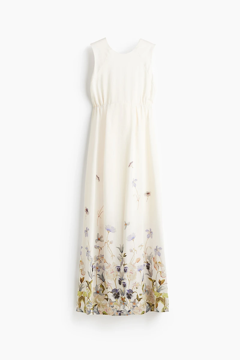 MAMA Robe longue avec boucle dans le dos
