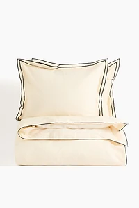 Ensemble de couette lit double en coton