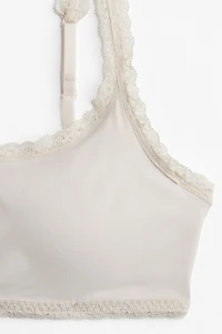 Padded Soft-Cup Microfiber Bra