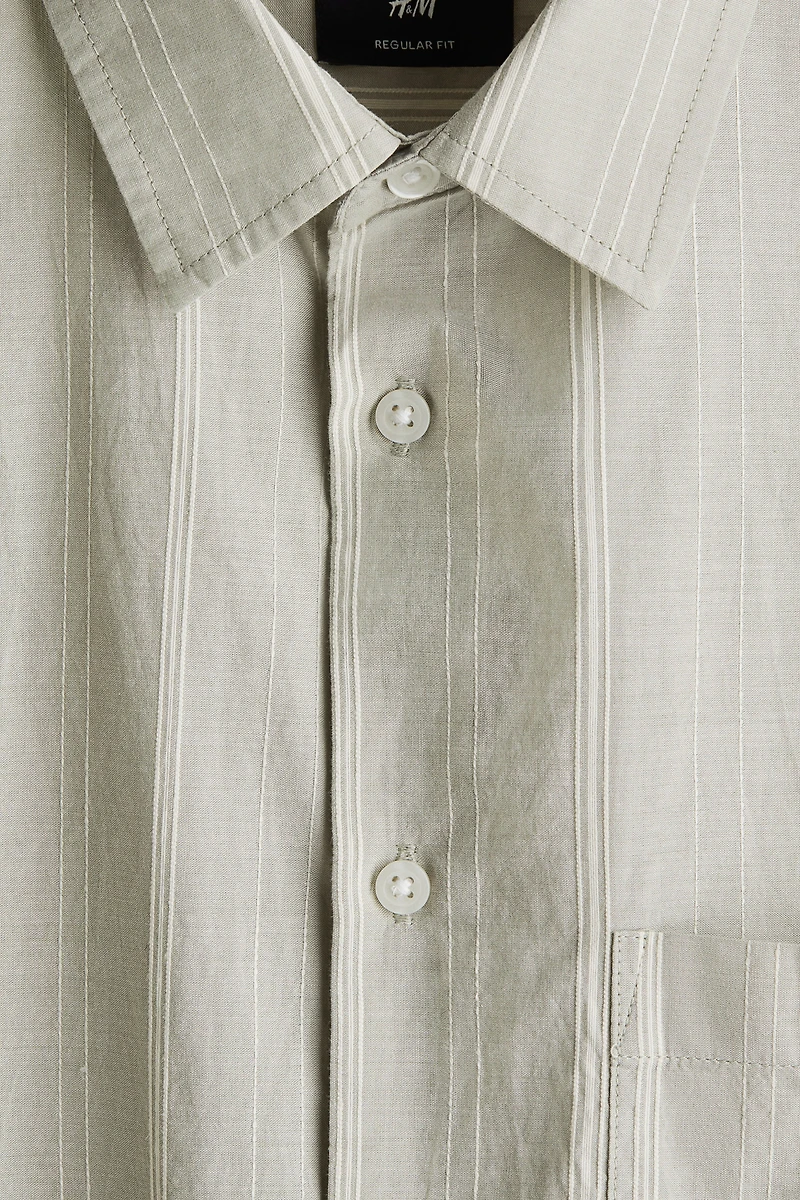 Regular-Fit Short-Sleeved Shirt