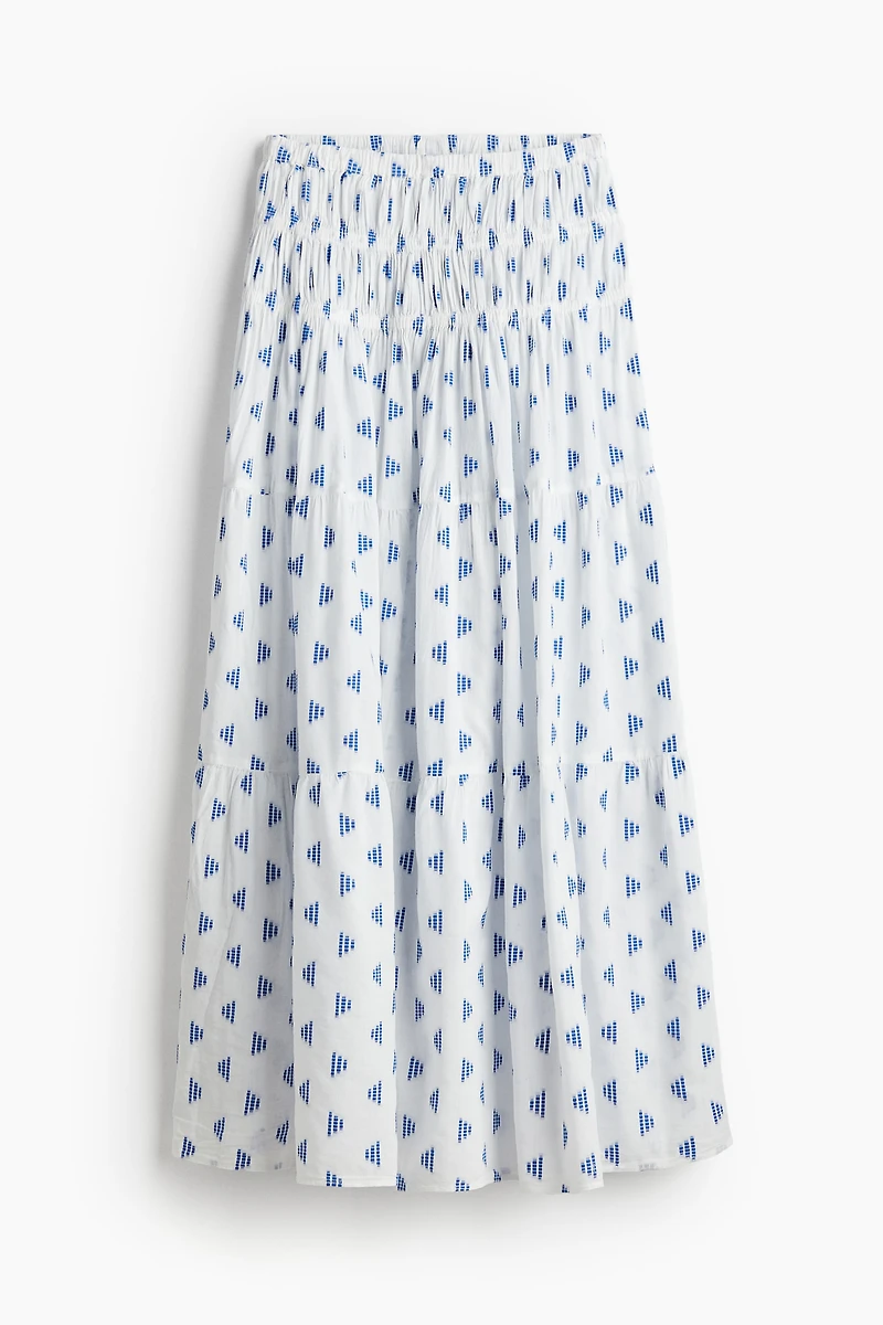 Jupe maxi brodée