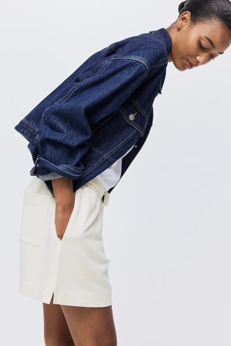 Washed Cotton Sweatshorts