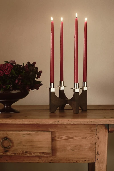 Wooden Candelabra