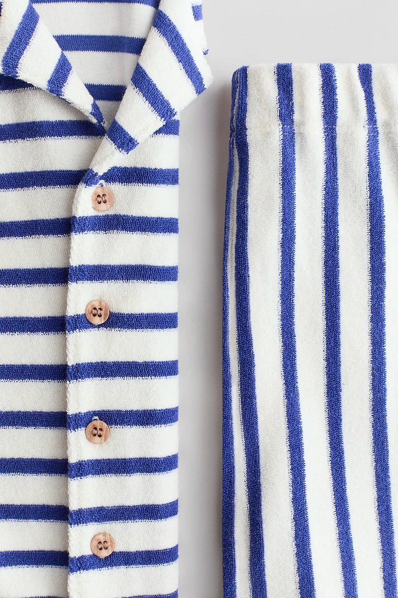 Ensemble 2 pièces en tissu éponge