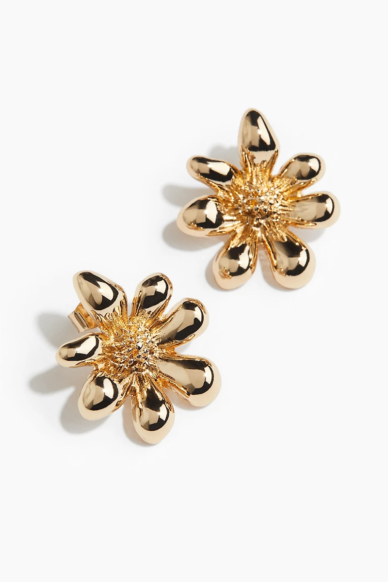 Flower-Shaped Earrings