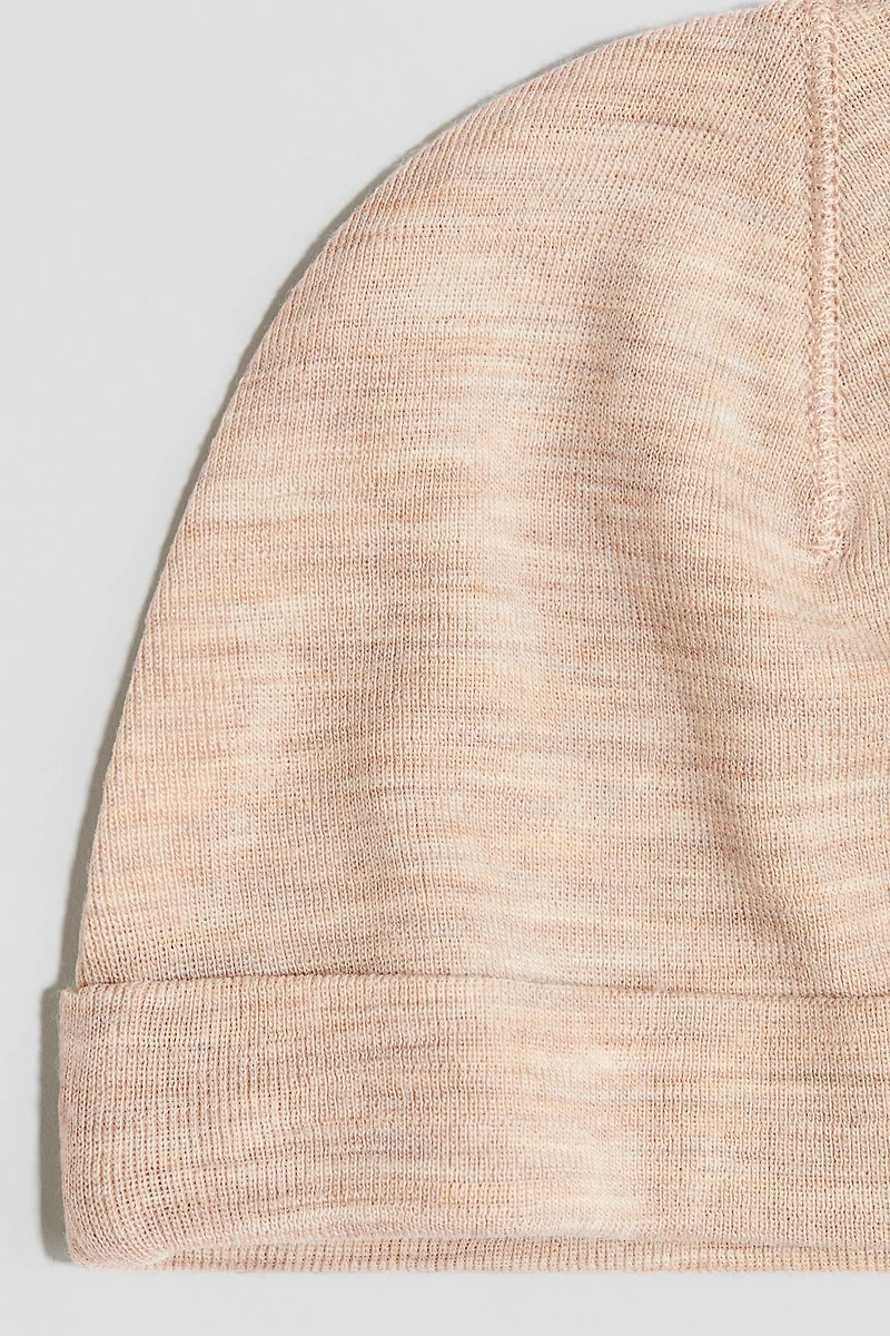 Tuque en jersey de laine mérinos