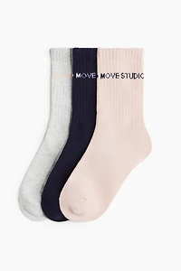 3-Pack Sports Socks with DryMove™